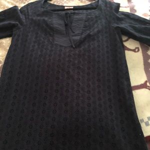 Navy blue eyelet Juicy Couture Dress size L